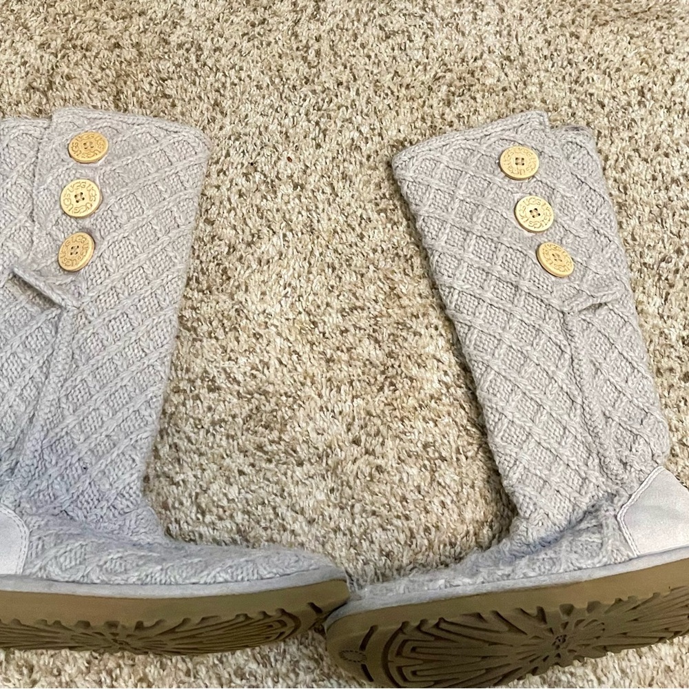 Ugg Cozy Knit Button-Accent Boots